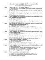 DAP AN TRAC NGHIEM QLNN 