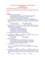 thi thử đại học 2009