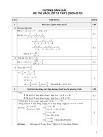 DA  TUYỂN SINH VÀO LỚP 10 THPT HN 09-2010.doc