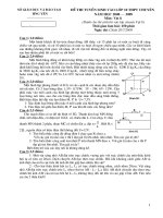 Các Đề&Đáp án chuyên Lý