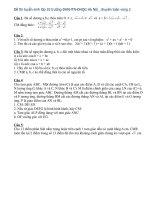 Đề thi vào lớp 10 ĐHQG Hà Nội(Tham Khảo)