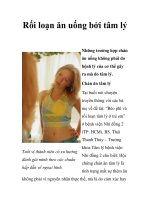 Rối loạn ăn uống bởi tâm lý 