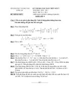 ĐỀ THI HỌC SINH GIỎI GIẢI TOÁN TRÊN MÁY TÍNH CẦM TAY NĂM HỌC 2010-2011 MÔN TOÁN LỚP 8 - SỞ GIÁO DỤC VÀ ĐÀO TẠO LONG AN