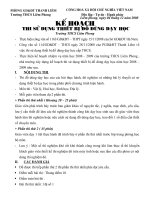 KE HOACH THI SU DUNG THIET BI