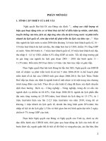 Nâng cao hiệu quả kinh doanh của các doanh nghiệp du lịch tại khu kinh tế chân mây lăng cô, tỉnh thừa thiên huế 