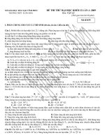 đề thi thử đại học thpt xuân hòa lần 4