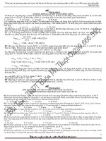 -ÔN LUYỆN PP GIẢI NHANH HÓA VÔ CƠ-cực hótThầy Bùi Tâm