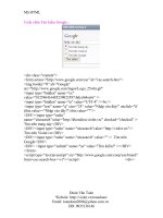 Code chèn Tìm kiếm Google