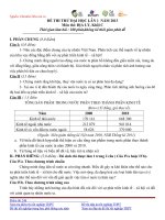 ĐỀ THI THỬ ĐẠI HỌC CAO ĐẲNG MÔN ĐỊA LÝ  24