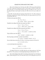 Đề thi môn kinh tế phát triển 