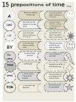 preposition of time