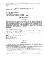 Kế hoạch môn hóa 9 - dùng được