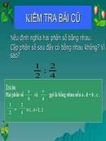 Tính chất cơ bản của phân số