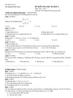 Bộ đề kiểm tra Toán 9