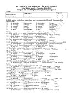 Đề+Đáp án HSG Anh 9 (06-07)