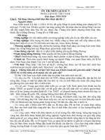 ôn tập lịch sử vàop lớp 10