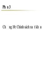 Chính sách xuất khẩu 