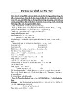 Bai toan xac dinh mot da thuc (cuc hay)