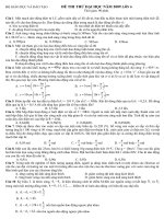 ĐỀ THI THỬ ĐHBK 08-09