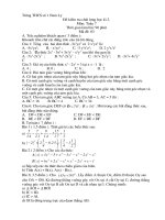 một số đề thi học kì 2