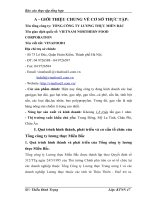 Tình hình an ninh lương thực tại Việt Nam – Thách thức và giải pháp