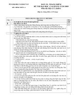 Đáp án đề thi thử 2009-4