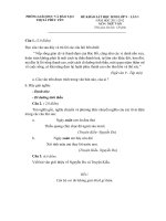 ĐỀ KHẢO SÁT HỌC SINH LỚP 9 – LẦN 1 NĂM HỌC 2011-2012 MÔN NGỮ VĂN - PHÒNG GIÁO DỤC VÀ ĐÀO TẠO THỊ XÃ PHÚC YÊN