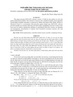 Phần mềm tính toán khoa học RST2ANU giải bài toán tối -u toàn cục