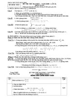 de thi thu dh lan 2 co dap an (hot!)