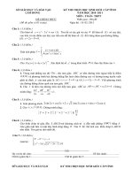 ĐỀ THI CHỌN HỌC SINH GIỎI CẤP TỈNH NĂM HỌC 2010-2011 MÔN TOÁN THPT – SỞ GIÁO DỤC VÀ ĐÀO TẠO LÂM ĐỒNG 