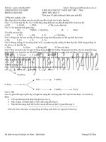Một số đề kiểm tra học kì