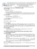 De - Dap an TS DH 2009 mon Toan