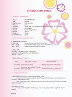 CIRRICULUM VITAE 