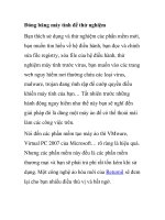 Đóng băng máy tính để thử nghiệm 