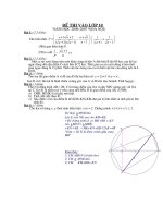 Đề thi vào lớp 10 -ha nội