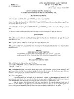 Dieu le hang hoa lang nghe viet nam 