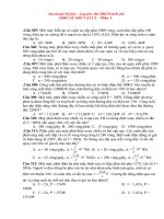 1000 câu hỏi trac nghiem VL ôn thi vào ĐHCĐ Phần 4.doc