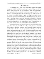 chuyên đề tốt nghiệp  kế toán chi phí và tính giá thành sản phẩm 