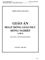 giáo án hướng mghiep 9 trọn bo