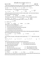 BỘ ĐỀ THI học kì II VL 12 có đáp án