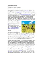 Nông nghiệp việt nam 