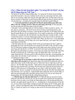 HỎI VÀ ĐÁP MÔN HỌC TƯ TƯỞNG HỒ CHÍ MINH