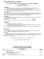 HSG Yên Thành 08-09