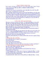 Chinh cho Win XP chay nhanh hon