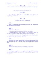 Luật Quy định quyền tự do hội họp  1957