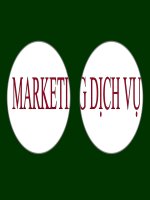 MARKETING DỊCH VỤ