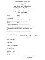 Mau don xin cap giay chung nhan