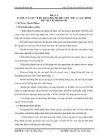 Chuyen de thuc tap (kế TOÁN DOANH THU TIÊU THỤ và xác ĐỊNH kết QUẢ KINH DOANH)