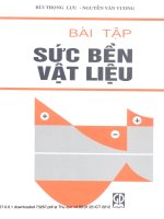 Bài tập sức bền vật liệu