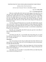 PHƯƠNG PHÁP SỬ DỤNG PHẦN MỀM GSP TRONG VIỆC ĐỊNH HƯỚNG HỌC SINH HÌNH THÀNH LỜI GIẢI CÁC BÀI TOÁN QUỶ TÍCH